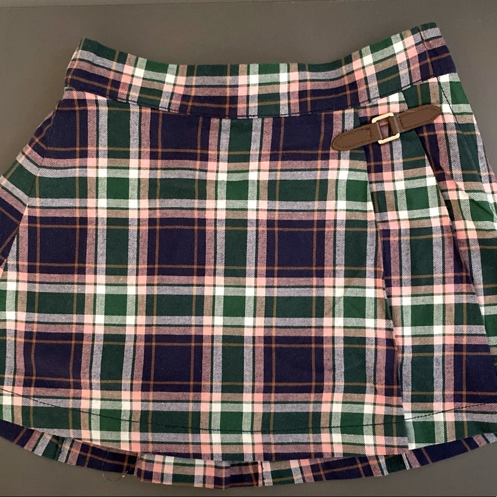 Janie & Jack plaid pleated skirt size 4T  barely worn
